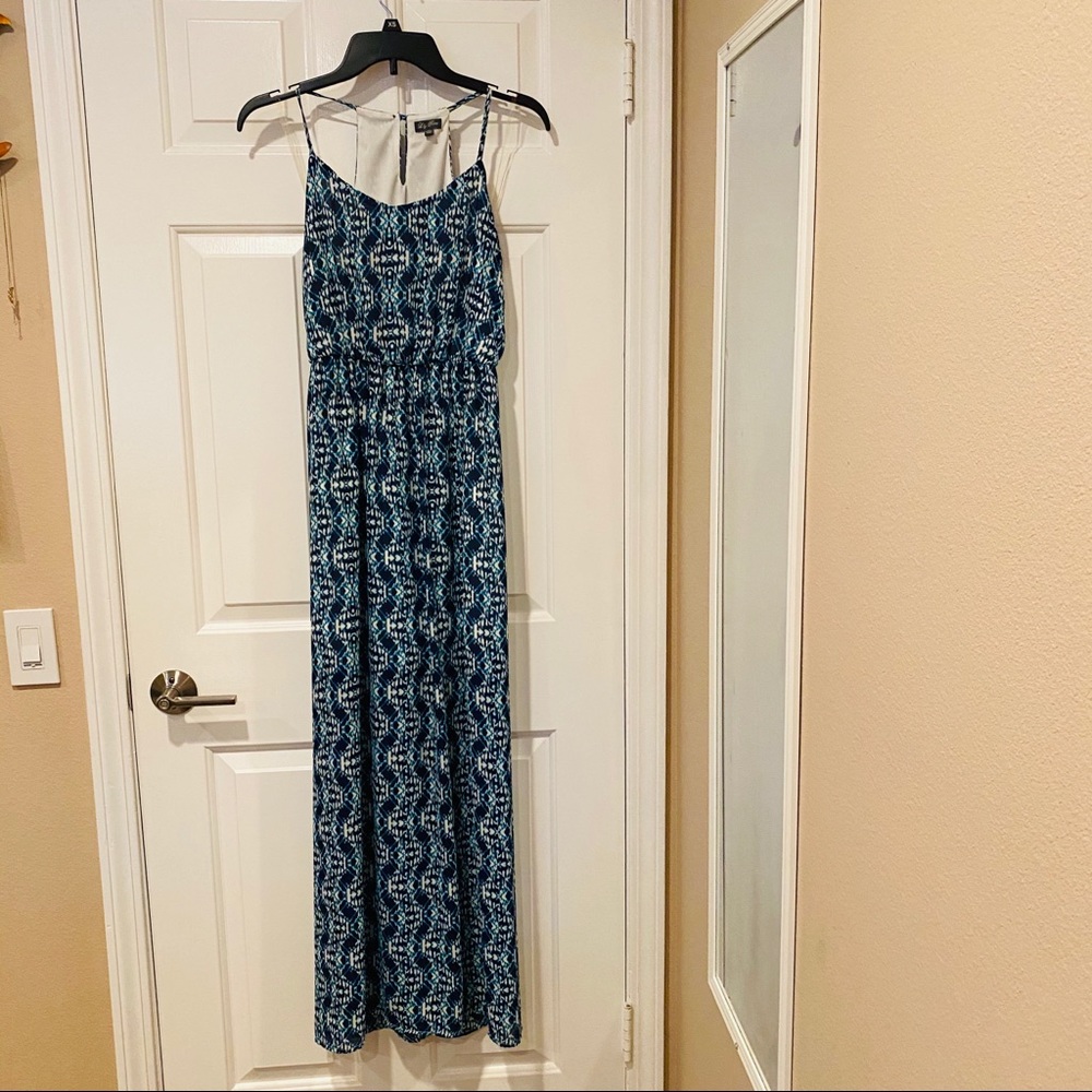 Cute Patterned Maxi Dress SZ XS